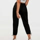 thumbnail image 3 of Pantalones cortos holgados de yoga con bolsillos para mujer - Cómodos pantalones capri para correr, 3 of 6