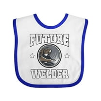 Inktastic Welding Future Welder Fabricator Boys or Girls Baby Bib