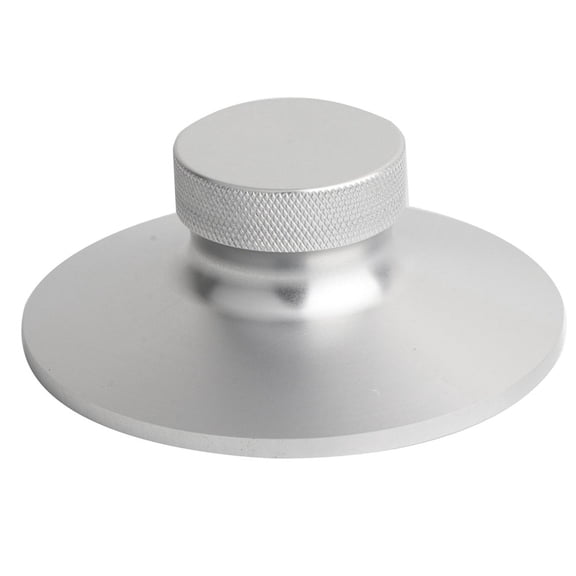 Audio LP Vinyl Turntable Recorder Weight Clamp Stabilizer Vibration with Level Silver,1 x Disc Stabilizer,Silver