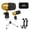 Gold, variant on Professional 5-Piece Instrument Microphone Kit with Cardioid Condenser Mics for Conga, Bongo, Snare & Tom Drums, XLR Connection, Metal Housing, Studio Recording & Live Performance Audio Set