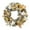 Gold, variant on LED Lighted Winter Wreath with Ribbon, 12 Inch Front Door Decor for Fireplace Window Christmas