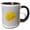 Black/White, variant on 3drose, Beautiful Yellow Rose Isolated Vector Art, 15oz Mug