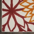 thumbnail image 5 of Nourison Aloha Indoor/Outdoor Red Multi Colored 9'6" x 13' Area Rug, (10x13), 5 of 10