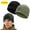 03Black&Army Green, variant on 2 Pack Skull Caps for Men Helmet Liner Fleece Beanie Hat Watch Cap Sports Sweat Caps Cold Weather Black