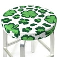 thumbnail image 6 of Goofa Leopard print St. Patrick's Day Printed Stool Covers Round, Waterproof Round Bar Stool Covers Anti-Slip Round Bar Stool Seat Cover with Elastic Bands Durable -13 inch, 6 of 7