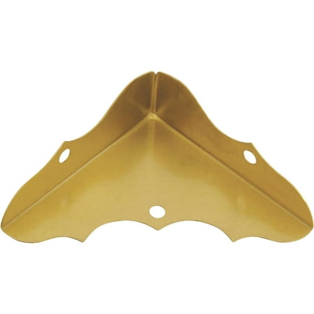 UPC 038613213449 product image for Brass Decorative Corner Protector-5/8X1-3/4 SB DECR CORNER | upcitemdb.com