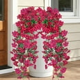thumbnail image 1 of CaiYueKe Artificial Morning Glory Vines Wall Hanging Decoration Realistic Fake Flowers for Home Decor Wedding Party Indoor Outdoor No Maintenance Lifelike Silk and Plastic Garland, 1 of 7