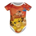 thumbnail image 6 of The Lion King Baby Boy Girl Short Sleeve Romper Clothes Bodysuit Baby Summer One Piece Jumpsuit, 6 of 8