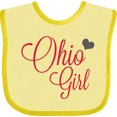 thumbnail image 3 of Inktastic Ohio Girl Boys or Girls Baby Bib, 3 of 4