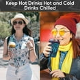 thumbnail image 4 of 3-Pack (16-32oz) Reusable Neoprene Insulator Sleeve for Iced Coffee or Cold Beverage Cups (Peach TEXTURED), 4 of 9