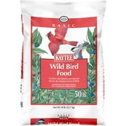 Kaytee Basic Wild Bird Feed and Seed Millet Free, 50 lb. Bag, 1 Pack, Dry