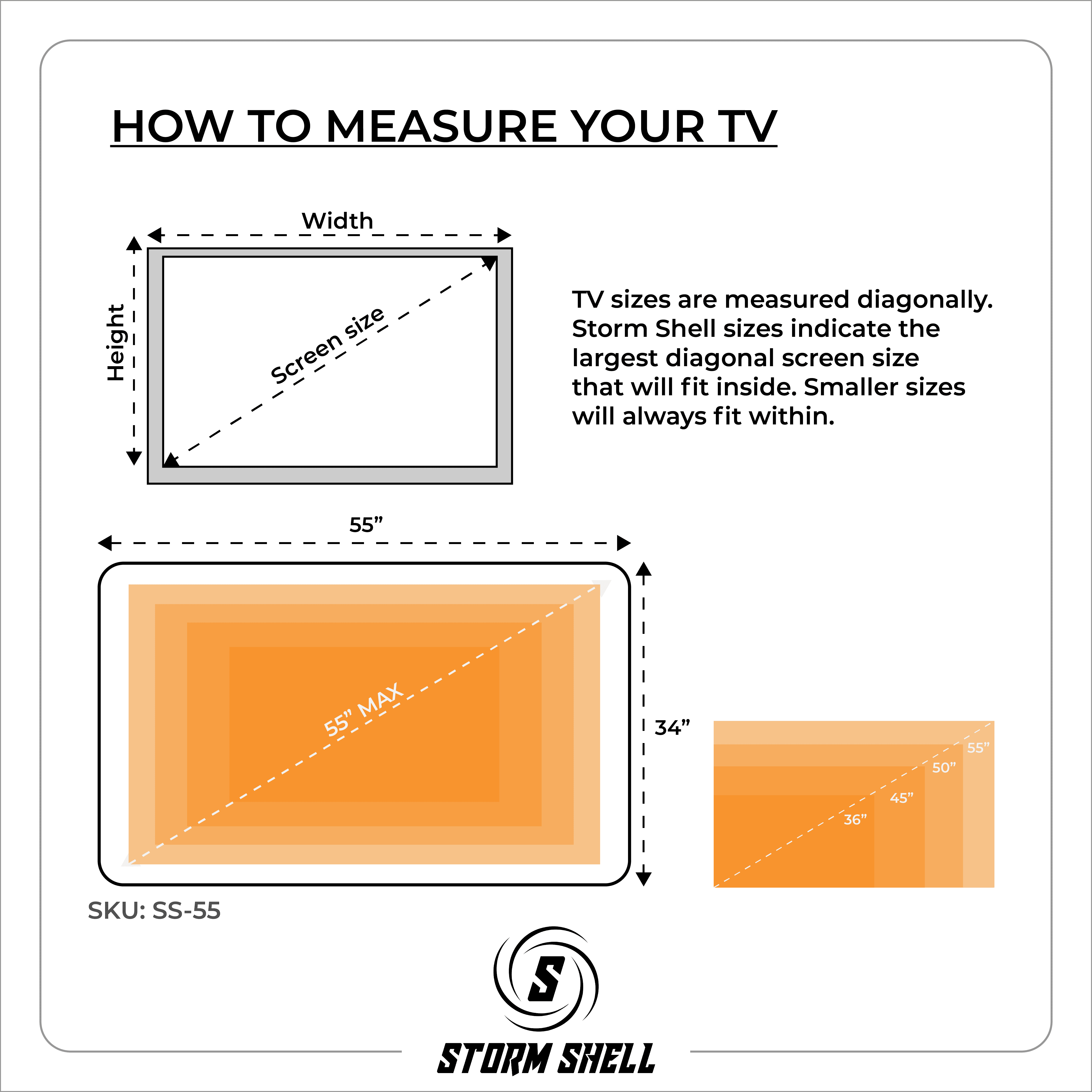 Storm Shell Outdoor TV Hard Cover Weatherproof Protection Storm Shell Outdoor TV Hard Cover Weatherproof Protection