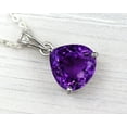 thumbnail image 4 of Amethyst Pendant, Big Heart Pendant, Big Amethyst Pendant, Purple Amethyst, 925 Silver Statement Necklace, AAA Natural Amethyst Necklace, 4 of 7