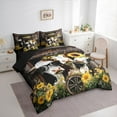 thumbnail image 3 of Castle Fairy 7-Piece Twin Bedding Set - Kawaii Cow, Sunflowers, 3 of 8