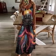 thumbnail image 3 of Octopus in The Mysterious Ocean Sleeveless Dress for Women Clothing Female Women's Summer Skirt, 3 of 7