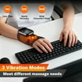 thumbnail image 3 of Rechargeable Cordless Wrist Heating Pad, Multiple Heat & Vibration Modes, Heated Wrist Warmer for All-Day Comfort, Ideal Wrist Wrap for Daily Care, Office Typing, Gaming, Outdoor Errands, 3 of 7