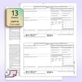 thumbnail image 3 of Formularios W-2 NextDayLabels 2024 Impuesto en 4 partes para 25 empleados, 3 of 9