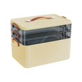 thumbnail image 1 of Esquirla Emergency Storage Box Large Capacity Sleek Portable Medical Box for Car Drom 3 Layer, 1 of 8