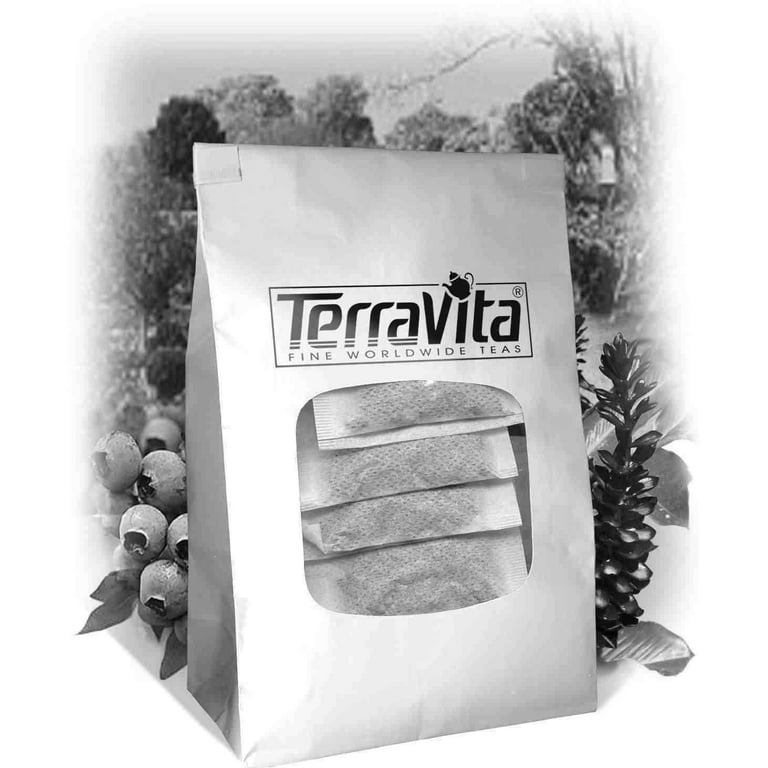 TerraVita Organic Keemun Panda #1 Tea, (Herbal Tea Bags, 25 Tea