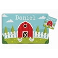 thumbnail image 1 of Printtoo Personalized Placemat & Coaster Set For Kids Toddlers,Birthday Gift For Boys,Gift For Girls,Farm-11x17 Inch, 1 of 6