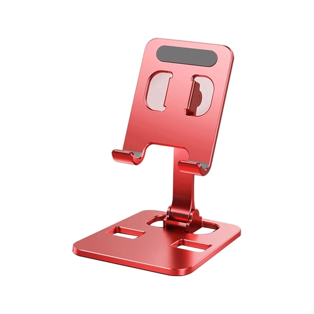 Smartphone Dock Mount Vikbar Bord Mobiltelefon Stöd Hållare Vinkel Höjdjusterbar Telefon/Tablett Stativ Red