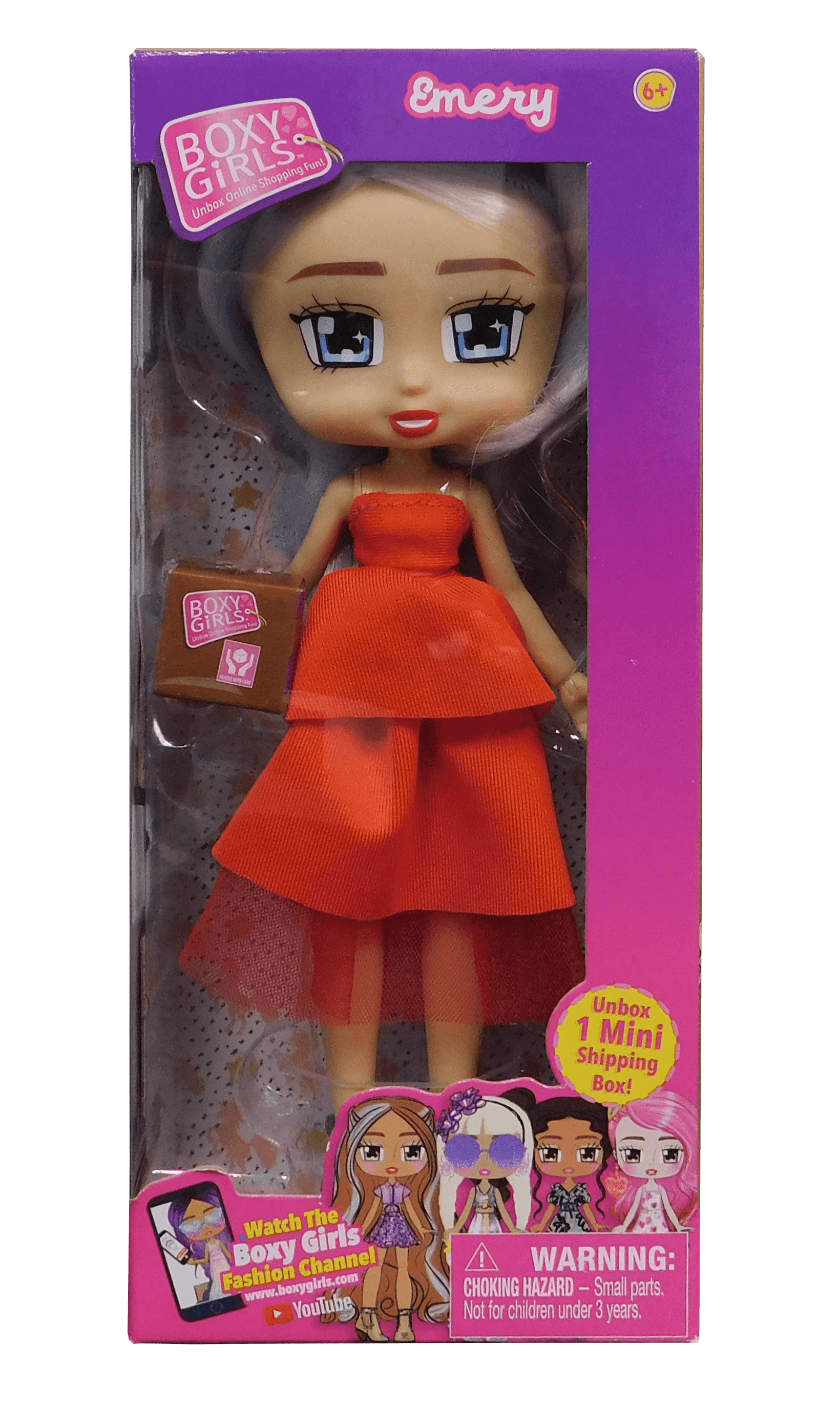 Boxy Girls *APPLE* 8" Doll 1 Mini Box Accessories Brand New in Box 
