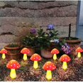 thumbnail image 6 of LINLIN Solar Mushroom Garden Lamp,8 Lighting Modes Waterproof Ornaments for Garden Lawn Pathway Landscape Yard Pathway Fence Decoration, 6 of 9