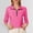 Hot Pink, variant on A Fashionable And Casual Half Zipper Solid Color Long Sleeved T Shirt For Ladies Tops for Women Casual Summer Neck Tops for Women Fall Tees for Women Womens Short Sleeve Shirts Plain Compression