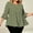 A05-Green, variant on Oversized Womens Blouses Fall Polka Dot 3/4 Sleeve Casual Womens Tops Plus Size Loose Fit V Neck Flared Sleeve Tops