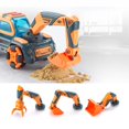 thumbnail image 1 of Excavadora con Control remoto BANYUO 3 en 1 escala 1:16, 1 of 4