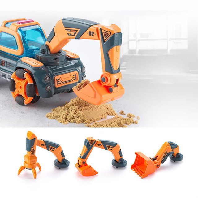 Excavadora con Control remoto BANYUO 3 en 1 escala 1:16