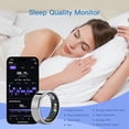 thumbnail image 2 of AMOVAN - Rastreador de salud inteligente para dormir, ritmo cardíaco y oxígeno en sangre, anillo inteligente, resistente al agua, Bluetooth Fitness Tracker Anillos, 2 of 5