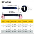 thumbnail image 2 of shiyou-Elastic Cinch Hook and Loop Universal Utility Storage Straps with Anti-Slip Silicone, Extension Cord, Cables, Corded Tools, Rope, Bike, Yoga pad Climbing Gear (24\u201c （ 6 Pack）), 2 of 4