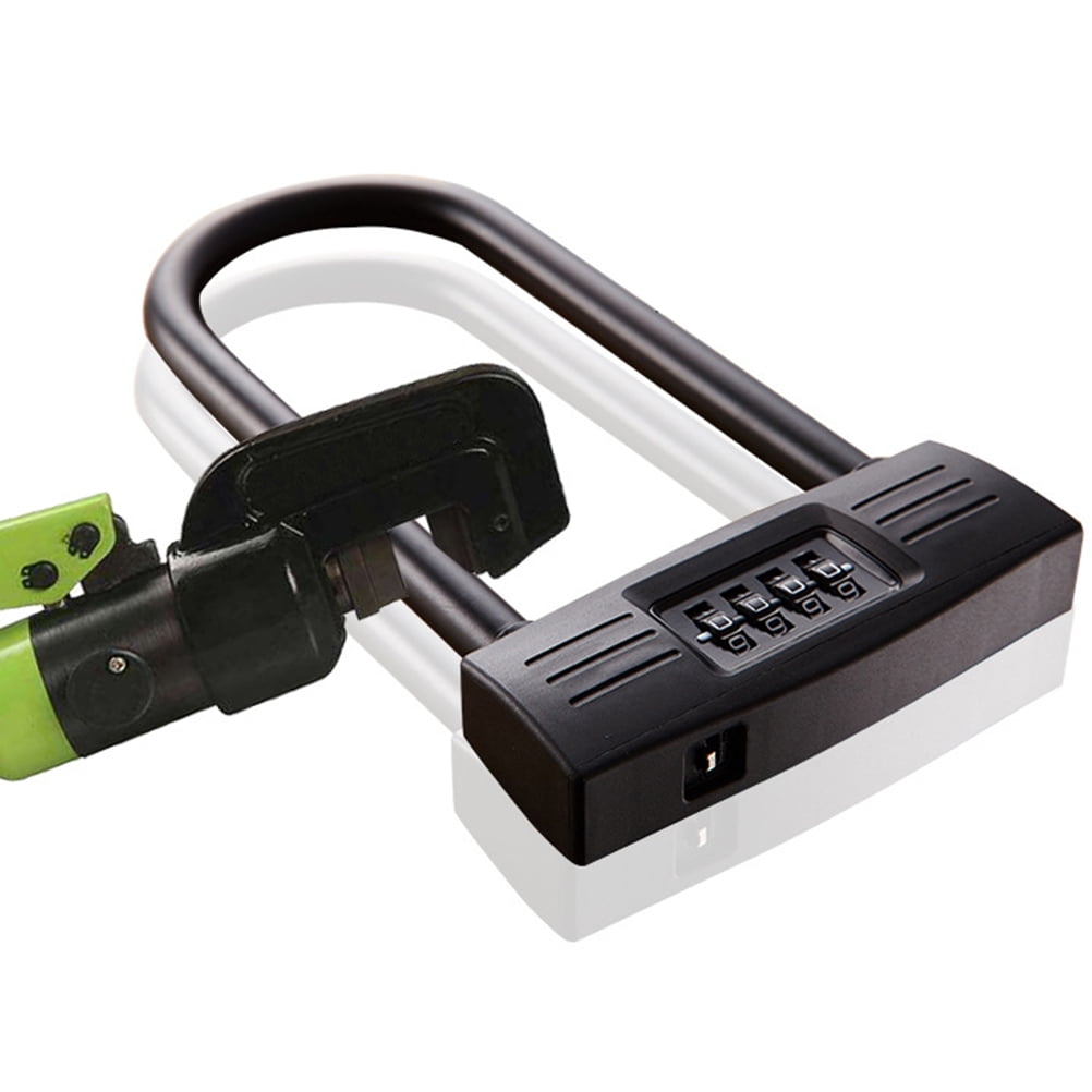 ULTNICE U Shaped Lock Coded Lock Black Password Protection Cycling Locks 1Pack