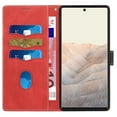 thumbnail image 2 of Nalacover for Google Pixel 7 Pro Wallet Case, Stylish PU Leather Card Slots Holder Flip Folio Cover with Kickstand Magnetic Clasp Soft Silicone Shockproof Protective Case for Google Pixel 7 Pro,Red, 2 of 6