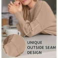 thumbnail image 6 of SUNBS Oversized Sweaters for Women Winter Crewneck Pullover - Cozy Knit Long Sleeve Top Casual Loose Fit Clothes, 6 of 9
