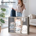thumbnail image 4 of Cesto de Ropa SOLEDI 180L de 3 Secciones con Tapa y Asas, 4 of 8