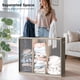 thumbnail image 4 of Cesto de Ropa SOLEDI 180L de 3 Secciones con Tapa y Asas, 4 of 8