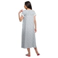 thumbnail image 4 of Moomaya Chemise de Nuit en Coton Imprimée pour Femmes Manches Courtes, 4 of 5