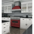 thumbnail image 2 of ZLINE 36 in. Professional Dual Fuel Range in DuraSnow Stainless Steel with Red Matte Door (RAS-RM-36), 2 of 5