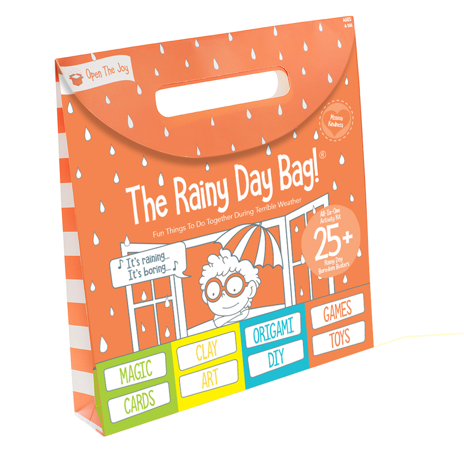 Open the Joy The Rainy Day Bag, Activities for Kids & Families