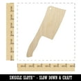 thumbnail image 2 of Butcher Knife Cooking Wood Shape Unfinished Piece Cutout Craft DIY Projects - 6.25 Inch Size - 1/4 Inch Thick, 2 of 7