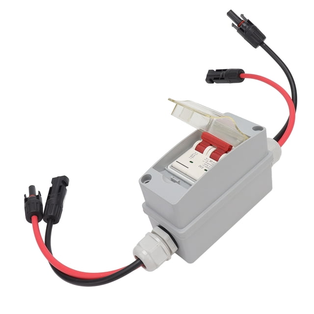 Disyuntor MCB 2P DC 500V 32A Bling Bling Interruptor de desconexión con caja de distribución impermeable IP65