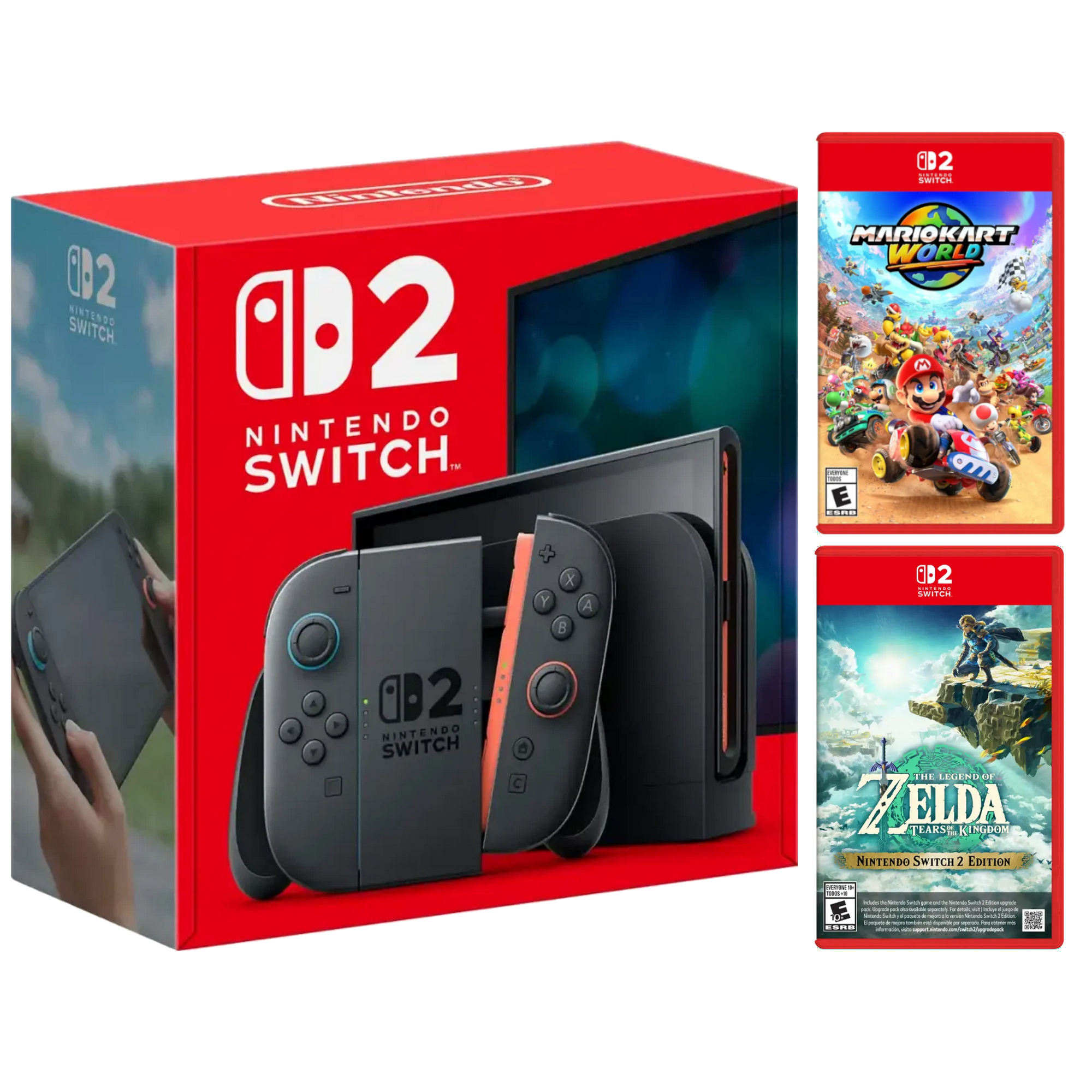 Nintendo switch ニンテンドースイッチ Nintendo Switch 2 Console with Mario Kart World & The Legend of