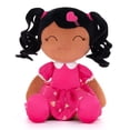 thumbnail image 4 of Gloveleya Baby Girl Gifts Plush Dolls Curly Hair Doll Soft Girls Toy Love Heart Tanned Rose Dress 16 Inches, 4 of 12