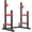 Red, variant on Adjustable Squat Rack for Home Gym, 660lbs Heavy Duty Bench Press Rack with Weight Plate Holders for Weight Lifting Strength Training