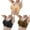 Black,Beige,Coffee, variant on Sports Bras for Women 3 Pack Comfy Wireless Push up Bras Seamless Bralettes Supportive Raceback Tshirt Bra