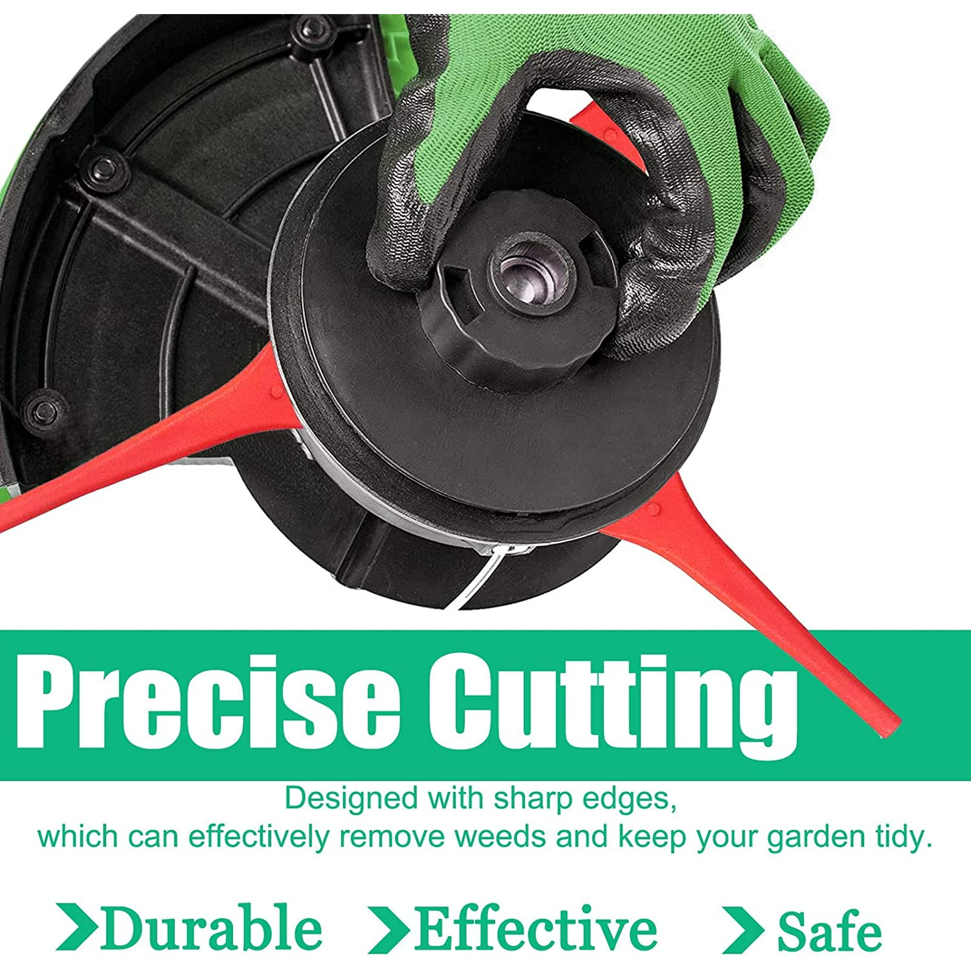 100 Pcs Plastic Grass Trimmer Blades, Cordless Strimmer Blades 83