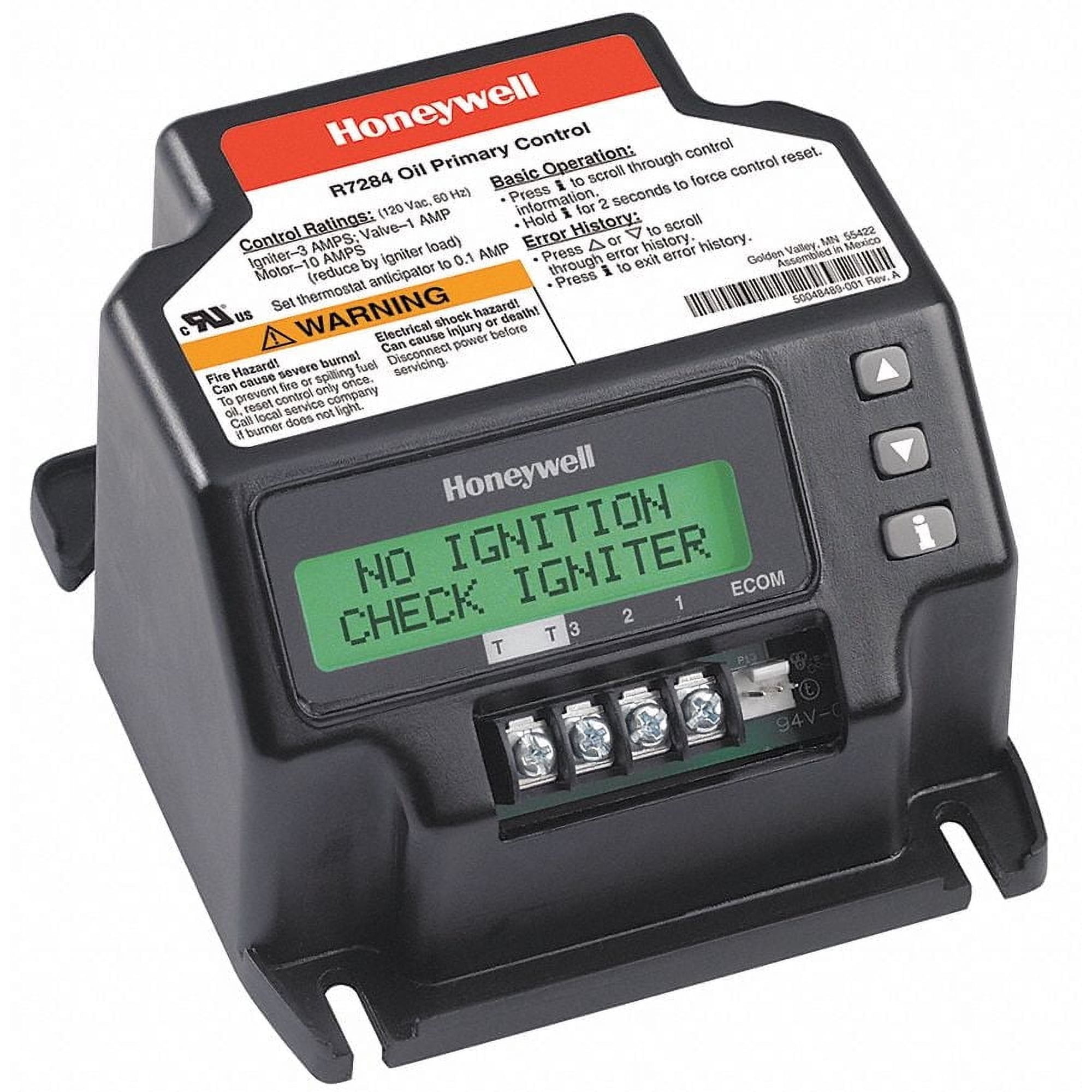 Honeywell R7284U1004 Universal Electronic Primary Oil Burner Control