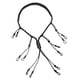 thumbnail image 4 of Cordones de La Del Del de La Del Depredador con 12 Lazos Ajustables Negro Macarena Cordón de silbato de pato, 4 of 8